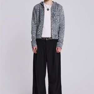 Jaded London Black Wide-Leg Pants